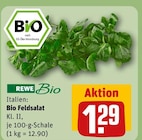 Bio Feldsalat im Angebot bei REWE in Bruchsal Bio Feldsalat Angebote von REWE Bio bei REWE Bruchsal für 1,29 €