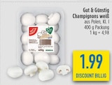 Champignons weiß im Angebot bei diska in Chemnitz Champignons weiß Angebote von Gut & Günstig bei diska Chemnitz für 1,99 €
