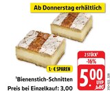 Bienenstich-Schnitten Angebote bei E center Leinfelden-Echterdingen für 5,00 €