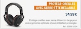 Protège-oreilles avec serre-tête réglable - Husqvarna - Husqvarna à Pierrefitte-sur-Seine Protège-oreilles avec serre-tête réglable - Husqvarna en promo chez Husqvarna Pierrefitte-sur-Seine à 34,99 €