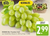 Bio Trauben hell bei EDEKA im Freudenstadt Prospekt für 2,99 €