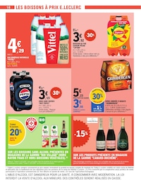 Prix et réduction Soda dans le prospectus E.Leclerc en cours Offre Soda dans le catalogue E.Leclerc du moment à la page 10