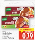 Basis-Soßen von Knorr für 0,79 € bei E center im Angebot Basis-Soßen von Knorr im aktuellen E center Prospekt
