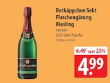 Aktuelles Sekt Flaschengärung Riesling trocken Angebot bei famila Nordost in Stralsund ab 4,99 €