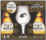 Coffret de bières collector - 3 MONTS en promo à 11,95 € chez Supermarchés Match Coffret de bières collector - 3 MONTS dans le catalogue Supermarchés Match