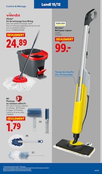 Promotion Aspirateur Professionnel dans le prospectus Lidl, valable du 11/12/2025 au 17/12/2025 Promo Aspirateur Professionnel dans le catalogue Lidl du moment à la page 73
