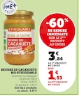 Promo Beurre de Cacahuète Bio à 1,53 € dans le catalogue U Express à Pont-l'Abbé