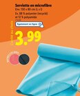 Serviette en microfibre en promo à 3,99 € chez Lidl Serviette en microfibre dans le catalogue Lidl