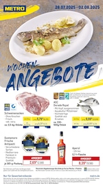 Aktueller METRO Supermarkt Prospekt in Nuthetal und Umgebung, "Wochenangebote + Flash Deal + Metro Markets" mit 27 Seiten, 28.07.2025 - 02.08.2025