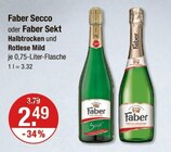 Secco oder Sekt von Faber im aktuellen V-Markt Prospekt für 2,49 €