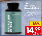 Magnesium Kapseln 300mg Angebote von TNT bei Netto Marken-Discount Düsseldorf für 14,99 €