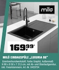 Einbauspüle Luxuria 86 von milo im aktuellen OBI Prospekt für 169,99 €