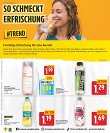 Vitaminwasser Angebot im EDEKA Prospekt, gültig von 14.09.2026 bis 19.09.2026 Vitaminwasser Angebot im aktuellen EDEKA Prospekt auf Seite 20