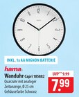 hama Wanduhr Capri 185882 Angebote bei famila Nordost Gifhorn für 7,99 €