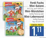 Mini-Salami oder Mini-Würstchen oder Mini-Leberwurst von Ferdi Fuchs im aktuellen EDEKA Prospekt für 1,11 €