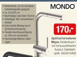 Spültischarmaturen Majan im Angebot bei Opti-Wohnwelt in Suhl Spültischarmaturen Majan Angebote von MONDO bei Opti-Wohnwelt Suhl für 170,00 €