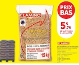 Sac de granulés de bois 15 kg - FLAMINO en promo chez U Express Épinal à 5,79 €