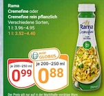 Cremfine im Angebot bei GLOBUS in Erlangen Cremfine Angebote von Rama bei GLOBUS Erlangen für 0,88 €