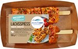 Aktuelles Lachsspiess Tomate Kräuter oder Pangasiusspiess Chili Angebot bei REWE in Wiesbaden ab 3,29 €