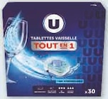 Détergent tout en 1 lave vaisselle(B) - U en promo chez Super U Castres à 3,00 €