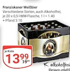 Weißbier Angebote von Franziskaner bei GLOBUS Kerpen für 13,99 €
