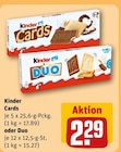 Cards oder Duo von Kinder im aktuellen REWE Prospekt