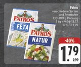 Original Feta im Angebot bei E center in Würzburg Original Feta Angebote von Patros bei E center Würzburg für 1,79 €