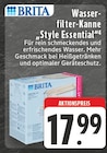 Wasserfilter-Kanne Style Essential von Brita im aktuellen E center Prospekt für 17,99 €