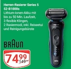 Herren-Rasierer Series 5 52-B1000s Angebote von Braun bei GLOBUS Wolfenbüttel für 74,99 €