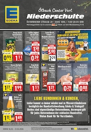 EDEKA Prospekt "Aktuelle Angebote", 26 Seiten, 16.02.2026 - 16.02.2026 Aktueller EDEKA Prospekt, "Aktuelle Angebote", mit Angeboten der Woche, gültig von 16.02.2026 bis 16.02.2026