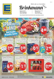 EDEKA Prospekt für Bielefeld: "Aktuelle Angebote", 24 Seiten, 22.09.2025 - 27.09.2025