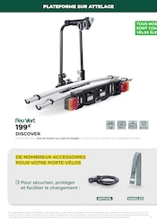Promos Porte-vélo d'attelage dans le catalogue "LE GUIDE PORTE-VÉLOS" de Feu Vert à la page 6 Promos Porte-vélo d'attelage dans le catalogue "LE GUIDE PORTE-VÉLOS" de Feu Vert à la page 6