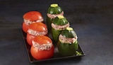 Duo de courgettes et tomates farcies à Rayon Boucherie Carrefour dans Gassin