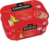 Sardines à l'huile d'olive vierge extra nature - CONNETABLE en promo chez Intermarché Limoges à 8,38 €