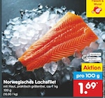 Aktuelles Norwegisches Lachsfilet Angebot bei Netto Marken-Discount in Wuppertal ab 1,69 €