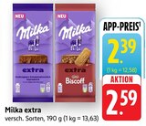 extra Großzügiges Schokoladenstück Alpenmilch Angebote von Milka bei EDEKA Freiburg für 2,39 €