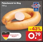 Fleischwurst im Ring im aktuellen Prospekt bei Netto Marken-Discount in Floß