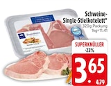 EDEKA - Schweine-Single-Stielkotelett Angebot im Prospekt Schweine-Single-Stielkotelett bei EDEKA im Prospekt "" für 3,65 €
