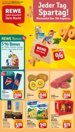 REWE Prospekt "Dein Markt" für Sassenburg, 32 Seiten, 27.01.2025 - 01.02.2025