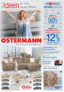 Gartenmöbel im Ostermann Prospekt "Beste Ideen für Ihre neuen Möbel - Das Zuhause des Wohnens" mit 16 Seiten (Bergisch Gladbach)