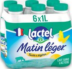 Promo -30% de remise immédiate sur les packs de lait UHT Matin Léger LACTEL à  dans le catalogue Intermarché Contact à Beaumont-du-Périgord