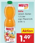 Aktuelles Säfte Angebot bei Netto Marken-Discount in Erfurt ab 1,49 €