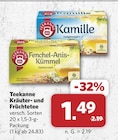 Kräuter- und Früchtetee im Angebot bei combi in Ahlen Kräuter- und Früchtetee Angebote von Teekanne bei combi Ahlen für 1,49 €