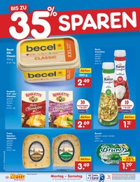 Ofenkäse Angebot & Preis im aktuellen Netto Marken-Discount Prospekt Ofenkäse Angebot im aktuellen Netto Marken-Discount Prospekt auf Seite 10