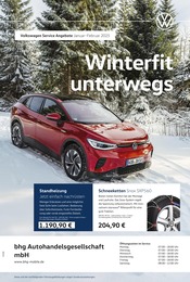 Aktueller Volkswagen Werkstatt & Auto Prospekt in Rottweil und Umgebung, "Auf ins Wintervergnügen" mit 1 Seite, 01.01.2025 - 28.02.2025