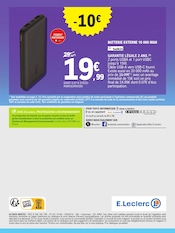Accessoires téléphone portable Angebote im Prospekt "SPECIAL HIGH-TECH" von E.Leclerc Accessoires téléphone portable Angebote im Prospekt "SPECIAL HIGH-TECH" von E.Leclerc auf Seite 12