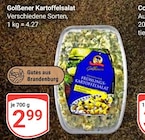 Kartoffelsalat im Angebot bei GLOBUS in Halle Kartoffelsalat Angebote von Golßener bei GLOBUS Halle für 2,99 €