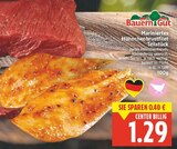 Mariniertes Hähnchenbrustfilet Teilstück von Bauern Gut für 1,29 € bei E center im Angebot Mariniertes Hähnchenbrustfilet Teilstück von Bauern Gut im aktuellen E center Prospekt