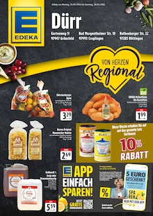 EDEKA Prospekt Aktuelle Angebote mit  Seiten in Würzburg und Umgebung
