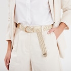 Ceinture tressée métallisée couleur or femme - La Halle Ceinture tressée métallisée couleur or femme à 12,99 € dans le catalogue La Halle
